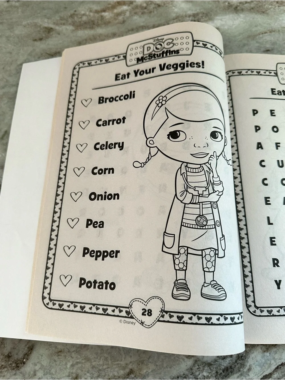 Doc McStuffins Activity Book - Word Search